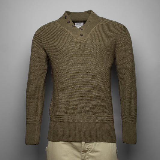 PIKE BROTHERS - 1944 HIGH NECK SWEATER olive