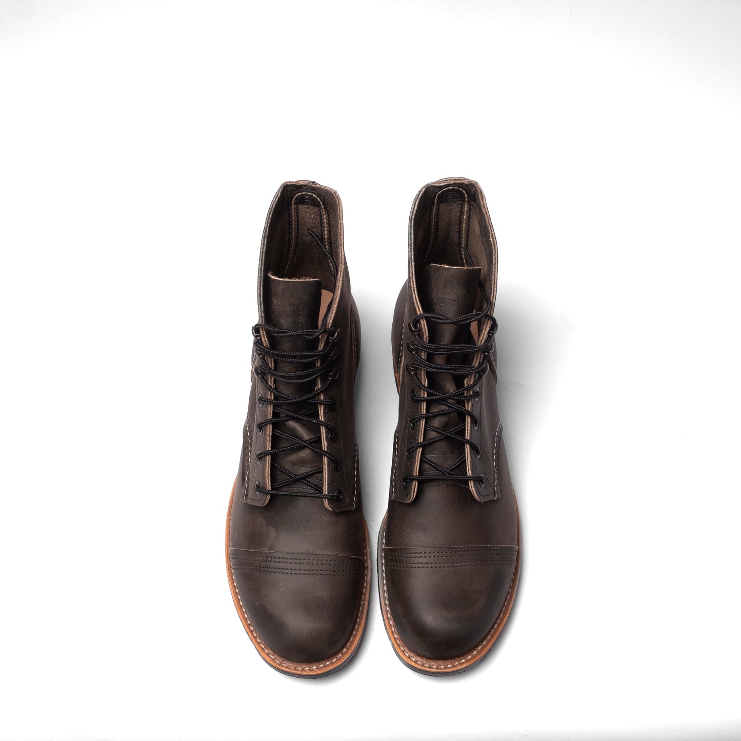 RED WING SHOES - 8086 IRON RANGER Charcoal Rough & Tough